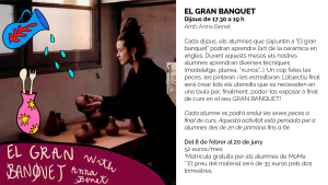 Moma New School - Noves extraescolars en anglès! - El Gran Banquet horitzontal