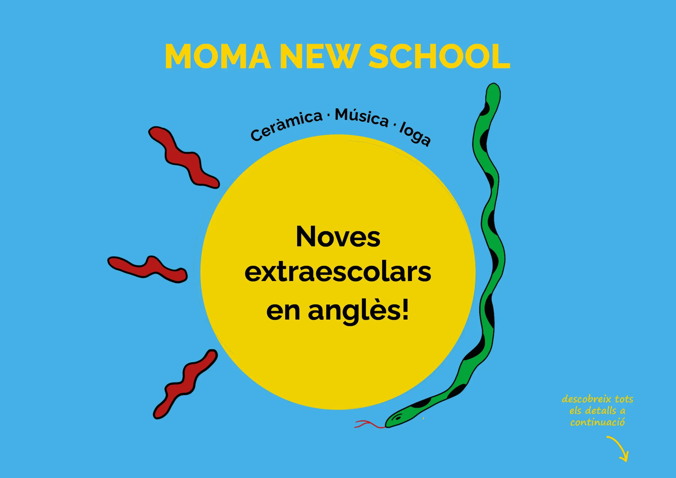 Moma New School - Noves extraescolars en anglès! - Fulleto noves extraescolars versio digital scaled