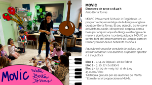 Moma New School - Noves extraescolars en anglès! - MOVIC horitzontal