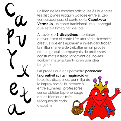 Moma New School - Voleu saber com hem pensat les estades artístiques de Setmana Santa? - caputxeta targeto versio curta